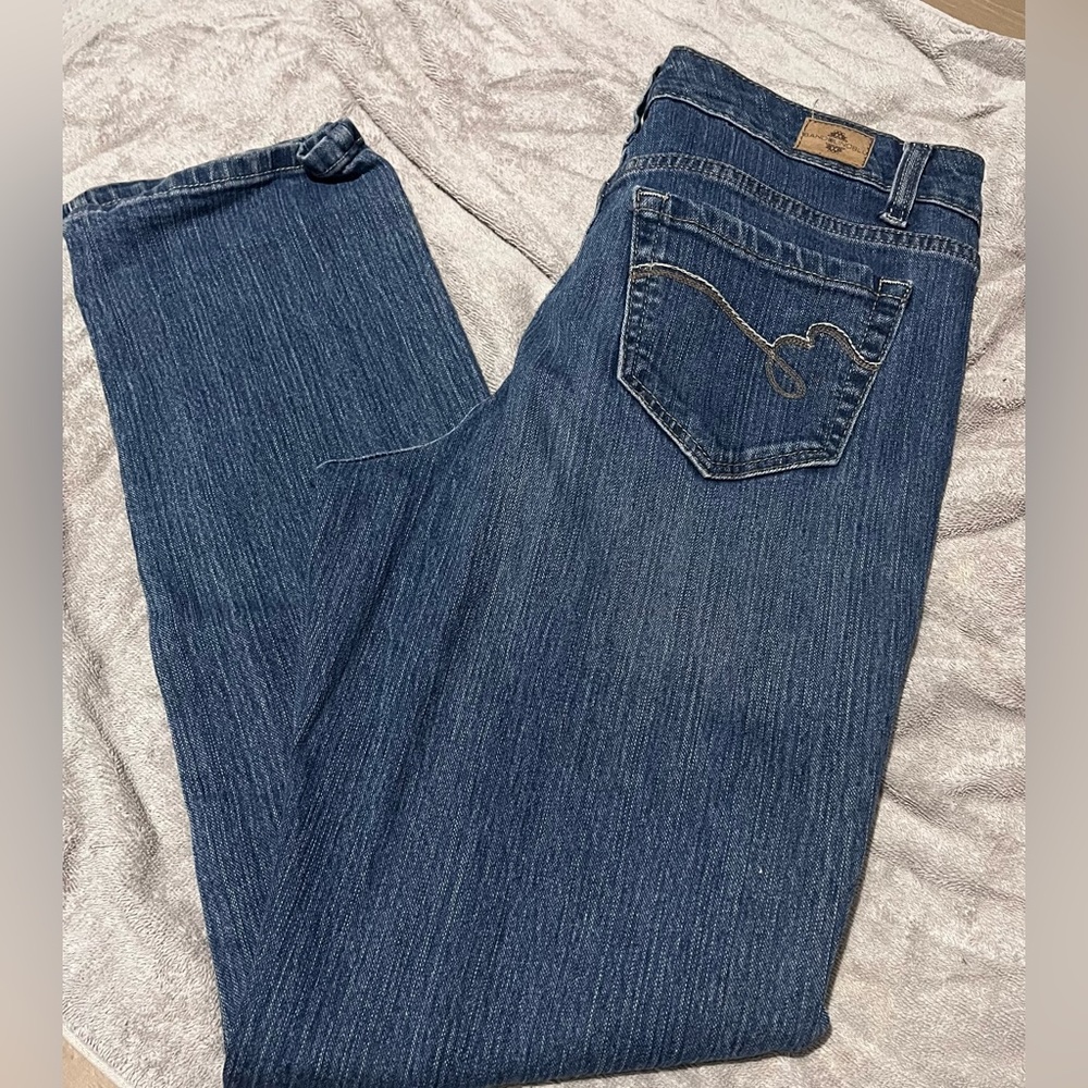 Bandolinoblu jeans size 6 straight leg